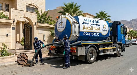 وايت صرف صحي الحوية لخدمة شفط البيارات وتسليك المجاري